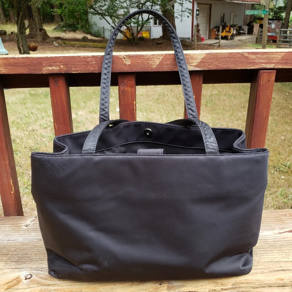 Older Kate Spade New York Black Diaper Bag or Everything Shoulder Bag WITH WEAR